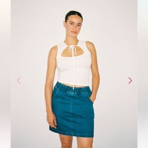 NWT le bon shoppe city skirt size large